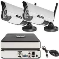 Megasat - Mt Vision Hsr 8200 Ip Set Funk Video&uuml;berwachung Mit 2x Kamera Ip66