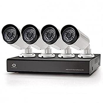 Conceptronic C8CCTVKITD4TB - DVR + Kamera(s) - 8 Kan&auml;le - 1 x 4TB - 4 Kamera(s) - CMOS (100751205)