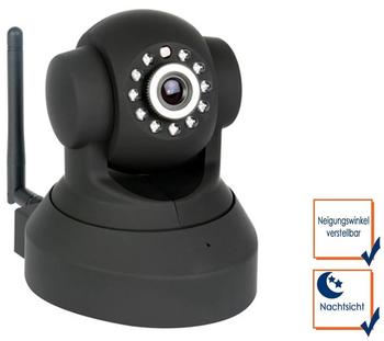 VELLEMAN Motorisierte IP-Kamera - Für den Innenbereich, IR - PT - Wifi, mit Nachtsicht
