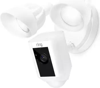 Ring Floodlight Cam Wired Plus wei&szlig;