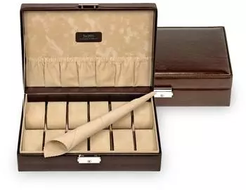 Sacher Uhrenetui 12 braun mocca