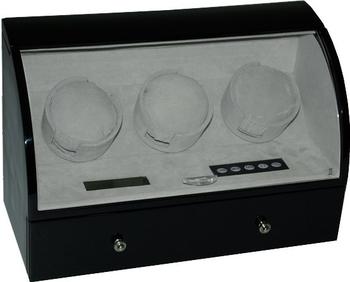 Designhütte Uhrenbeweger Basel 3 LCD Schwarz
