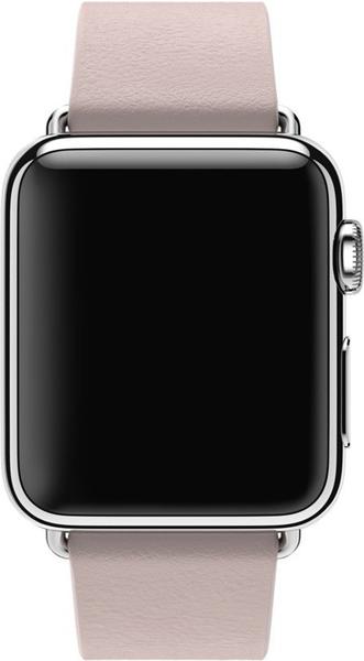 Apple Watch 38 mm Modernes Lederarmband Large soft pink (MJ592ZM/A)