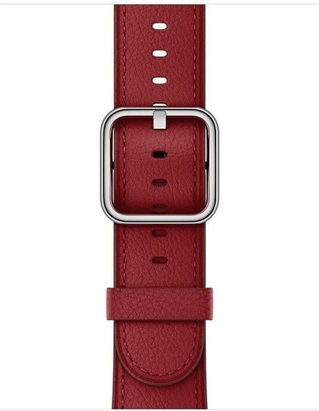 Apple Watch 38 mm klassisches Lederarmband ruby