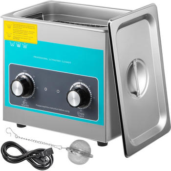 VEVOR 3L Knob Control Digital Reiniger 40kHz Ultrasonic Cleaner Edelstahl,
