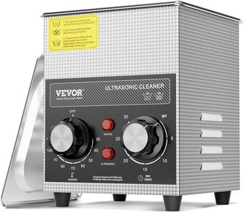 VEVOR Ultraschallreiniger mit Heizungstimer & Korb Digitale Schallmaschine 2L