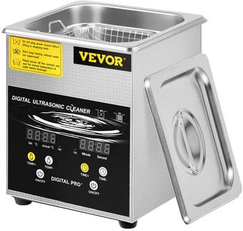 VEVOR 2L Ultraschallreiniger Reinigung Maschine Schmuck Edelstahl