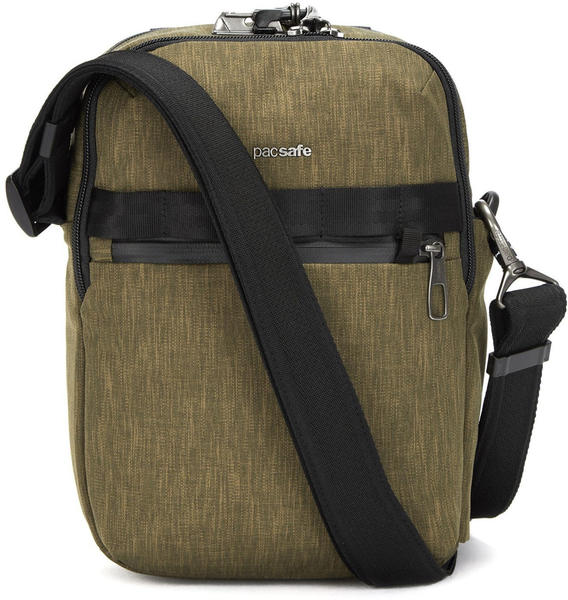 PacSafe Metrosafe X Anti-Theft Vertical Recycled Crossbody Bag utility green