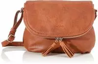 TOM TAILOR Umh&auml;ngetasche "LARY", Crossbody Bag mit modischen Quasten am Zipper