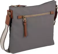 camel active Umh&auml;ngetasche "Bari" aus hochwertigem matten Nylon mit gestreiftem