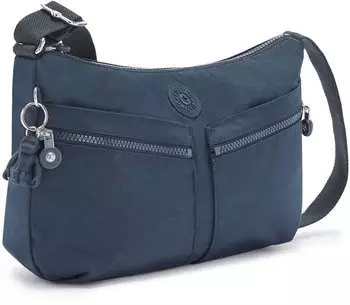 Kipling Izellah M blue bleu – Stilvolle und praktische Umhängetasche: Kipling Izellah M blue bleu