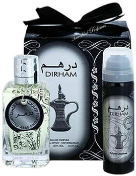 Ard al Zaafaran Dirham Silver Eau de Parfum (100ml) + Deo
