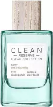 Clean Reserve H2Eau Collection Amber Cashmere Eau de Parfum, 100ml
