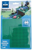 Plus-Plus Basisplatten 12x12 cm, Duo Pack, gr&uuml;n