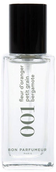 Bon Parfumeur No 001 Orange Blossom Petitgrain Bergamot Cologne Intense (15ml)