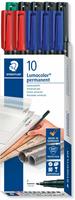Staedtler 318 B10, Staedtler Universalstift Lumocolor F perm 10St,Faltschachtel