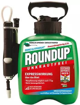 Roundup Express Unkrautfrei Druckspr&uuml;hger&auml;t AF, 2,5 L