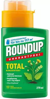 Roundup Unkrautfrei TOTAL Konzentrat 270ml