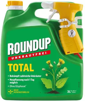 Roundup Unkrautfrei TOTAL Spr&uuml;hflasche 3 L