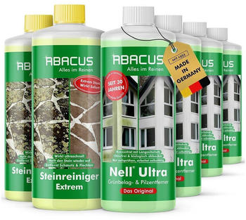 Abacus Nell Ultra & Steinreiniger Extrem 6er Set (4x Nell Ultra & 2x Steinreiniger Extrem)