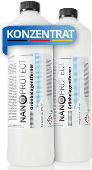 Nanoprotect Gr&uuml;nbelagentferner Konzentrat 2 x 1 kg f&uuml;r 400 m&sup2;