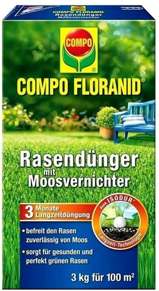 COMPO MV Rasen Floranid mit Moosvernichter 3 kg Test: ❤️ TOP Angebote ab  29,99 € (Juni 2022) Testbericht.de