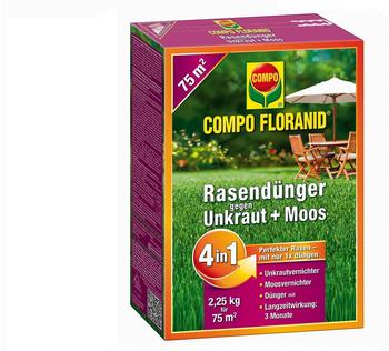 COMPO Floranid gegen Unkraut+Moos 4in1 9 kg