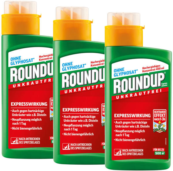 Roundup Express Konzentrat 3x 400 ml