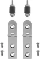 Duravit Scharnierpaar Urinaldeckel Fizz, chrom, 0061231000