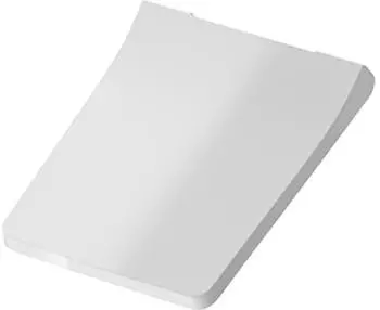 Duravit Viu Urinaldeckel mit Absenkautomatik, Scharniere chrom, weiß (0026090000)
