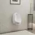 vidaXL Wand-Urinal mit Spülventil, Weiße Keramik (143986)
