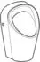 Geberit Renova Urinal weiß (503120001)