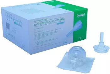 Romed Urinalkondom externer Katheter Silikon, Herren (ECSIL-M)