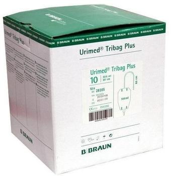 B. Braun Urimed Tribag Plus Urin Beinbtl.500 ml 50 cm Ster. (10 Stk.)