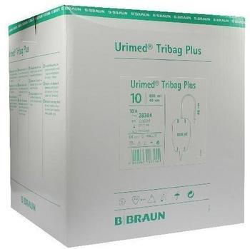 B. Braun Urimed Tribag Plus Urin Beinbtl.800 ml 40 cm Ster. (10 Stk.)
