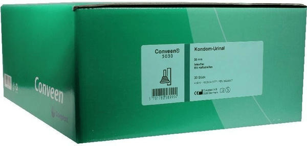 Coloplast Conveen Kondom Urin.Latexfr.30 mm 5030 M.Haftstr. (30 Stk.)