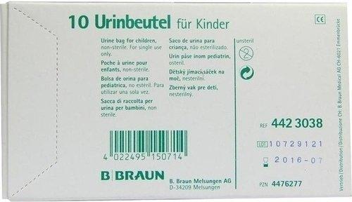 B. Braun Urinbeutel zum Ankleben unsteril (10 Stk.)