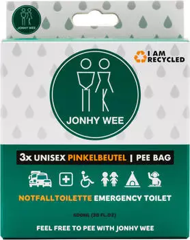 Jonhy Wee Reisetoilette 600ml (3 Stk.)
