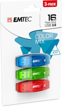 Emtec C410 Neon 16GB 3-Pack