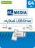 Verbatim MyMedia MyDual USB 3.2 Gen1 64GB