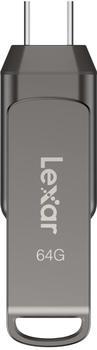 Lexar JumpDrive Dual Drive D400 64GB