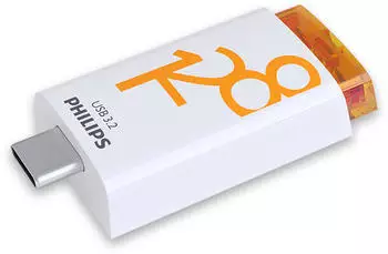 Philips Flash Drive Click Edition 128GB weiss/orange