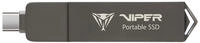PATRIOT Viper PVP30 Duo Compact Portable SSD 1TB, USB-A 3.1/USB-C 3.1