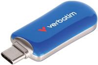 Verbatim Plectra Blue 256GB USB-C Flash Drive 30234 (30234)