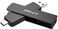 PNY USB Flash 2 TB - PNY OTG DUO LINK V3 - Type-A/Type-C (P-FDI2TBDULNK3TYC-GE)