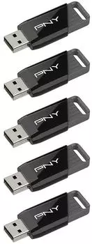 PNY Attach&eacute; X USB 3.2 Gen1 32GB 5-Pack