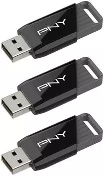 PNY Attach&eacute; X USB 3.2 Gen1 128GB 3-Pack