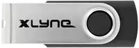 Xlyne USB-Stick Retail 8GB Schwarz/Silber 7600800 USB-C&reg;