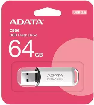 ADATA C906 Compact USB-Stick 64GB (AC906-64G-RWH)
