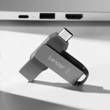 Lexar JumpDrive D400 USB-Stick 256GB USB 3.1 Typ-C/A (LJDD400256G-BNQNG)